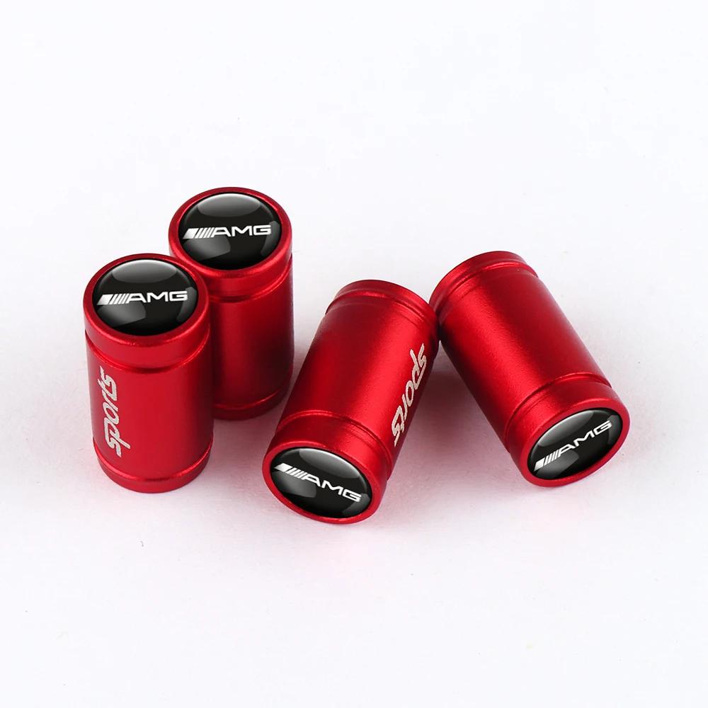 

2025 Hot For Benz 4pcs Car Tire Valve Stems Cap Tyre Wheel Stem Covers Dustproof for Mercedes Benz AMG A R G Class GLA CLA GLB G