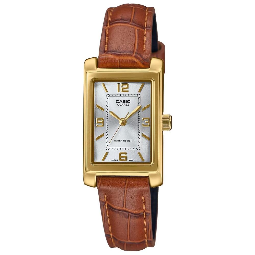 Casio LTP-1234GLL-7ADF Women s Analog Watch White Modern Design Stylish Timepiece