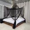 Breathable Mosquito Net Canopy 4 Corner Post Bed Curtains  For Full/Queen/King Indoor Outdoor