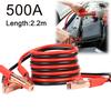 500A Autobatterie-Klemmen 480G Krokodilklemmen Batteriekabel Notfall-Kit Starthilfekabel Van SUV Beidseitig Mit Klemmen Cl