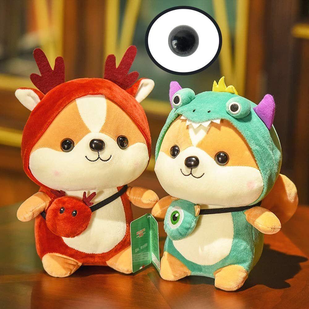 A Box 1040pcs Safety Eyes and Noses Colorful Eyes Plastic Safety Eyes  Crochet Toy Making