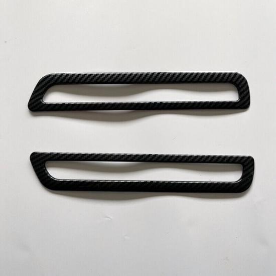 Fit For Honda CRV CR-V Rear Fog Light Eyelid Molding -2024 Carbon Fiber Trim