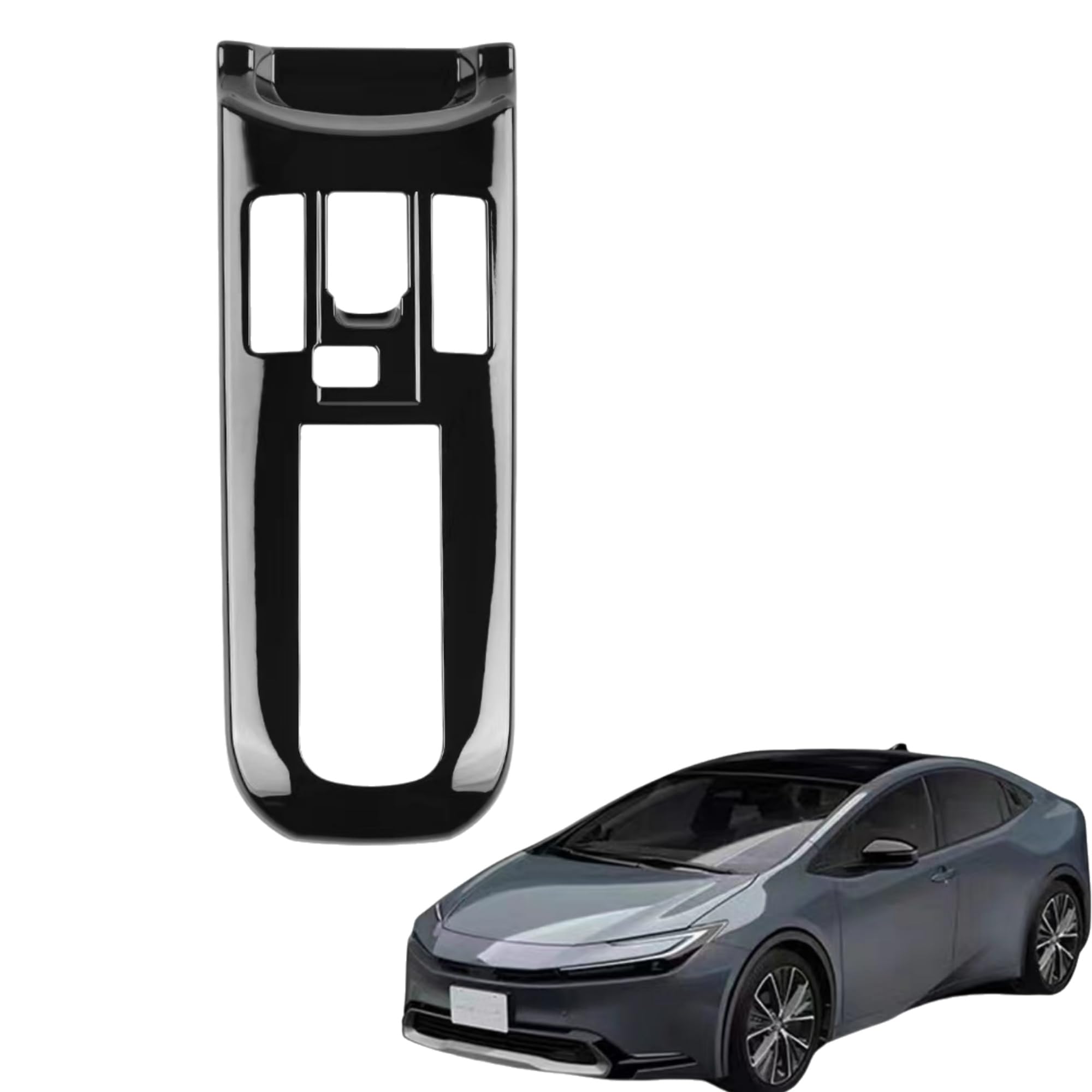 

EopTatoo Пользовательские детали Аксессуар Центр Кондиционер Панель переключения Крышка для Нового Prius 60 Серия аксессуаров для интерьера, Тюнинг (Фортепианный черный)