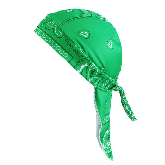 Cappello da Pirata in Tessuto Traspirante con Stampa di Anacardi Poliestere Spandex 1 Pezzo