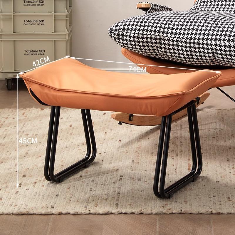 Foldable Multi-Color Footstool, Modern Entryway & Office Ottoman for Shoe Changing &Nap Support, Compact Space-Saving Home Decor