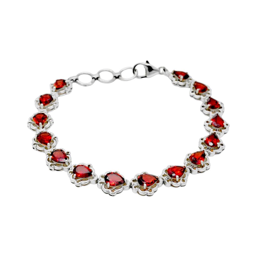 Moonstone Tennis Bracelet: 925 Sterling Silver Gemstone Jewelry
