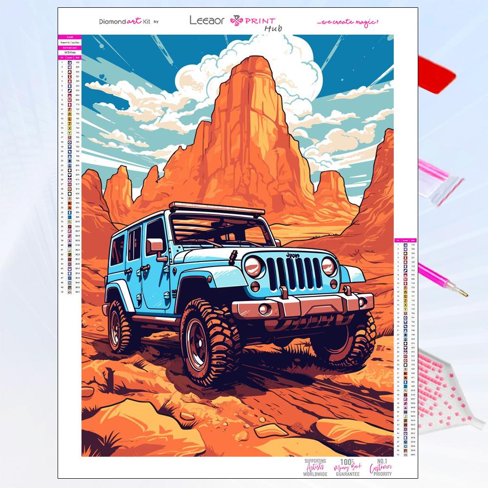 Kolorowe Samochody Malowanie Diamentowe Nowość 2026 Ulubione Zabawki Chłopców Pełna Mozaika z Cyrkonii Haft Zestaw do Haftu Krzyżykowego Dekoracja Domu