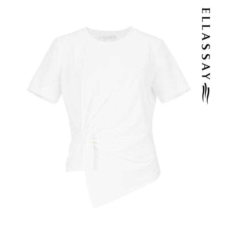 ELLASSAY Women's Designer Twist-Knot T-Shirt