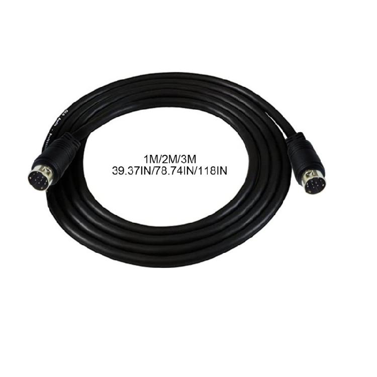Mini-Din 9-Pin Adapterkabel Ausgezeichnete elektrische Leitfähigkeit 9-Pin Stecker auf Stecker