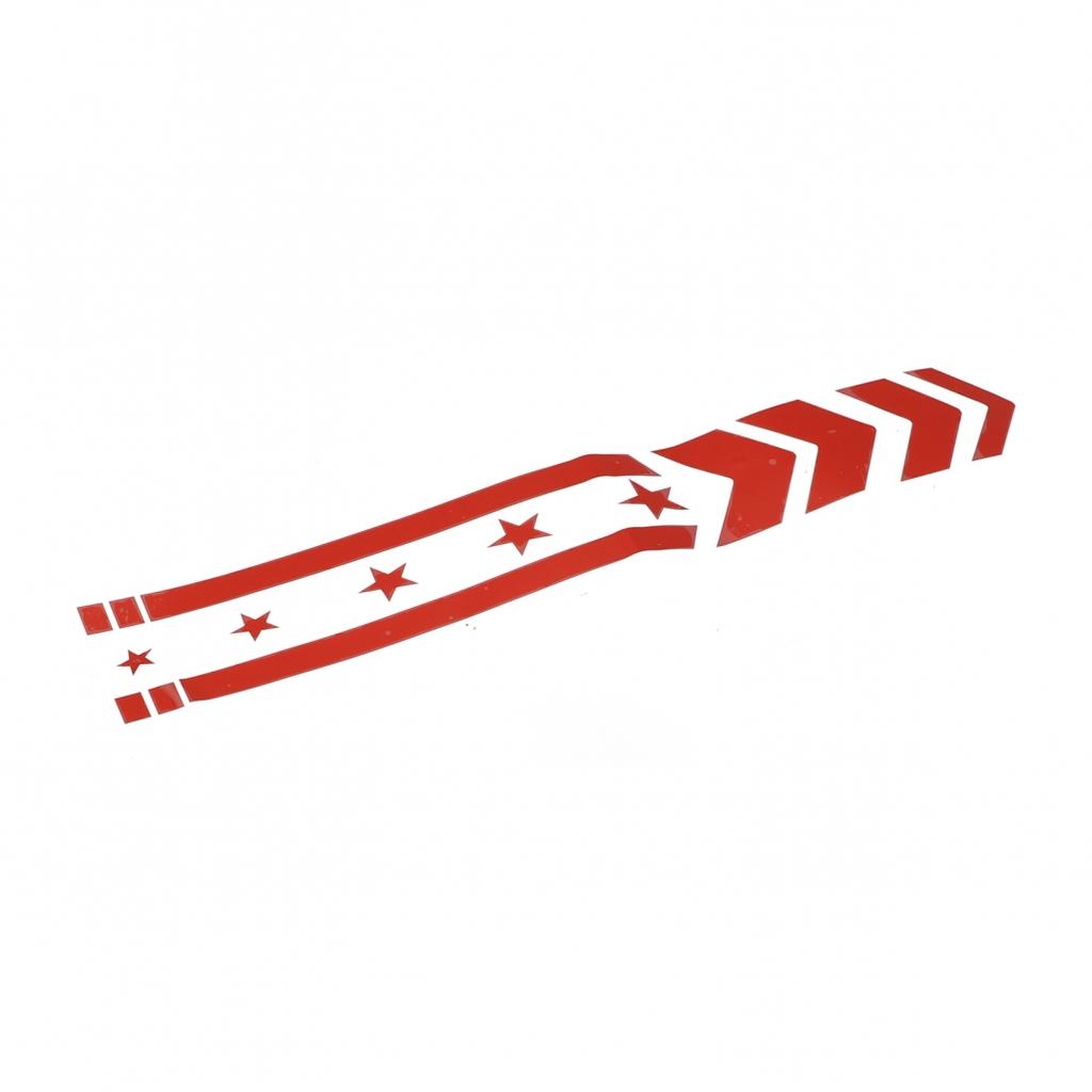 Customizable Reflective Motorcycle Arrow Decals Stand Out from the Rest
