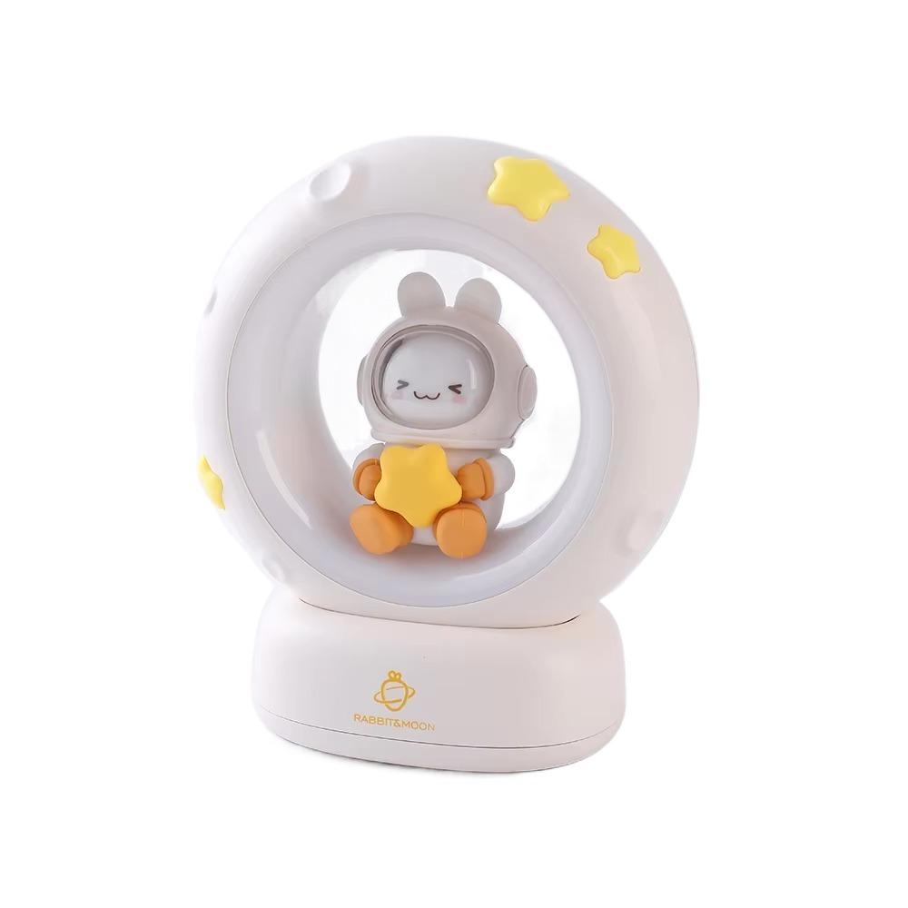 

USB Charging Rabbit Cat Night Light Soft Light Sleeping Cat Night Light Living Room Style B