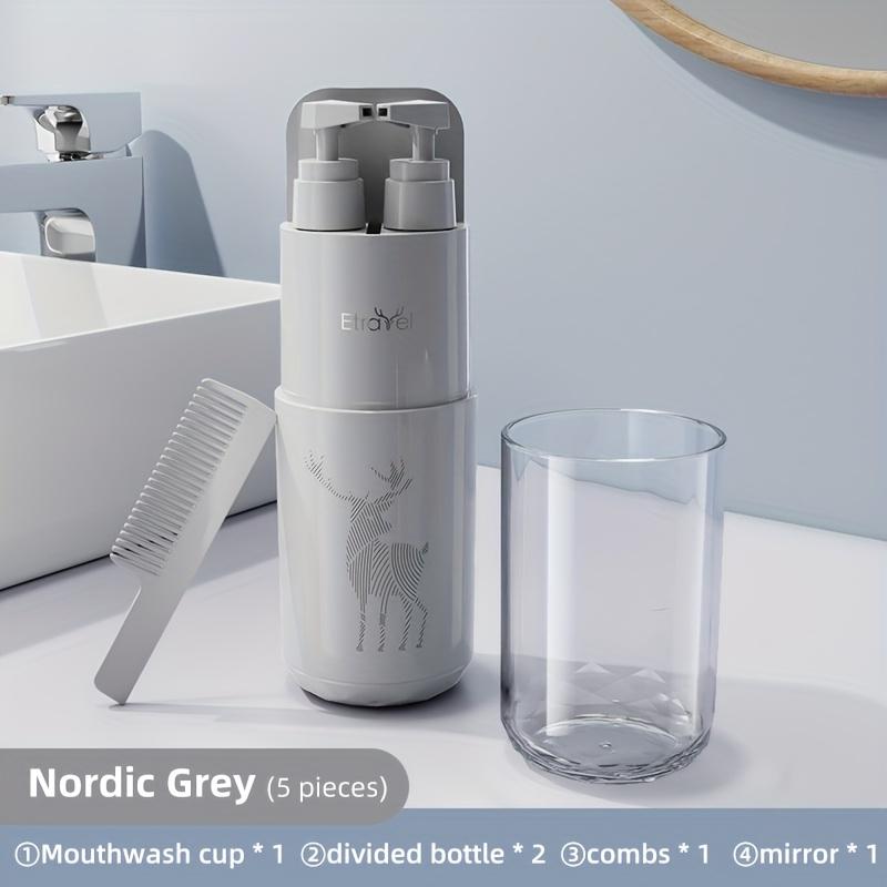 Travel Toiletry Set, Including a Wash Cup and a Mouthwash Cup. It Is an Essential And Amazing Item for Traveling.Portable Storage Box for Toothbrushes