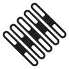 5Pcs set Multipurpose Bike Cycling Bicycle Silicone Fixed Strap Bandage Flashlight Mount Holder