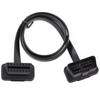 Car Auto 16 Pin Male to Female OBD2 Extension Cable Diagnostic Adapter 60cm 24inch Length