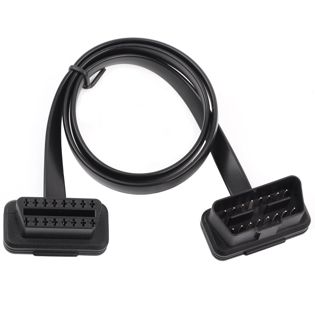 Car Auto 16 Pin Male to Female OBD2 Extension Cable Diagnostic Adapter 60cm 24inch Length