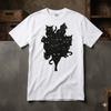 Black Cat Cute Spooky Witchy Kitten Lover Halloween Graphic Unisex T-shirt