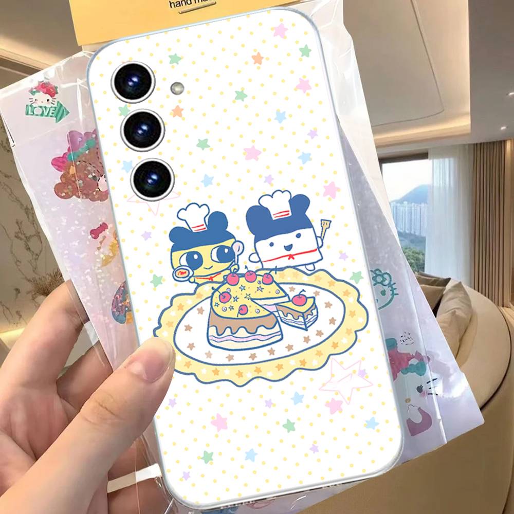Cute T-tamagotchi-S Anti-Fingerprint Transparent Phone Case For Samsung Galaxy A52,A12,A51,S24,S23,S22ULTRA,S21 Edge,S20LITE,Plu