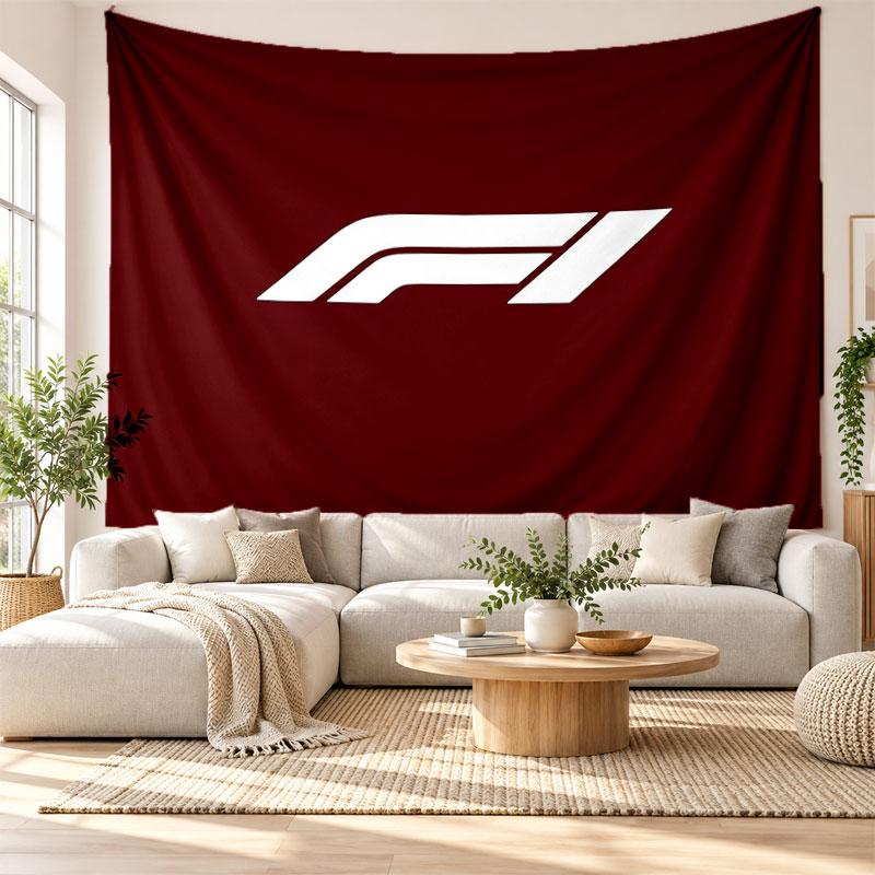 F1 Wall Tapestry, Soft Fabric Wall Hanging, Decorative Backdrop For Bedroom Home Wall Art