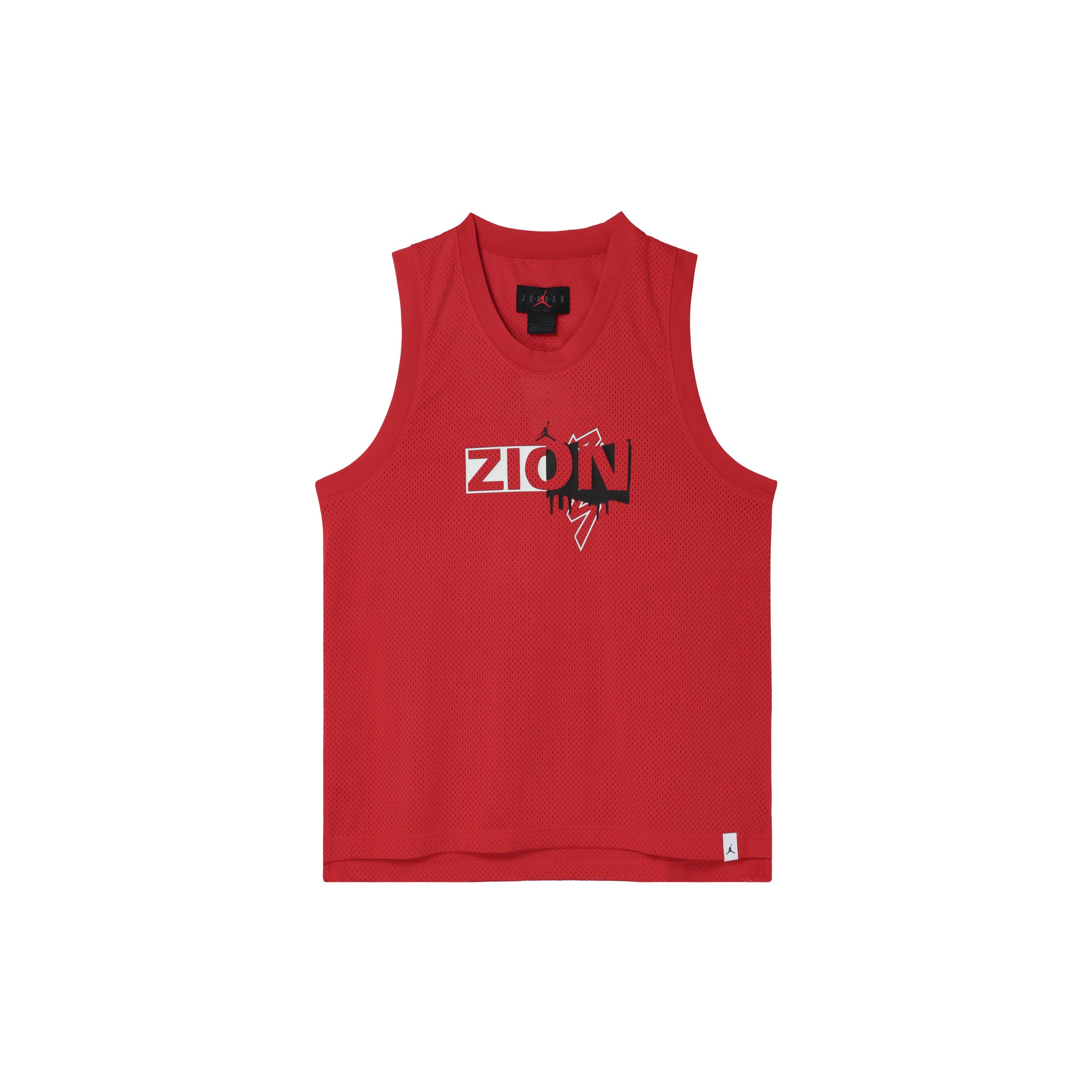 

Jordan Zion Collection Повседневная спортивная быстросохнущая майка с алфавитом Мужские топы Красный DX6583-657 L
