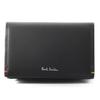 Paul Smith Highlight Stitch SS24 Business Card Cowhide 813006 P853 Name Case, Leather, Leather, (No Engraving, Black) [Pre-owned]