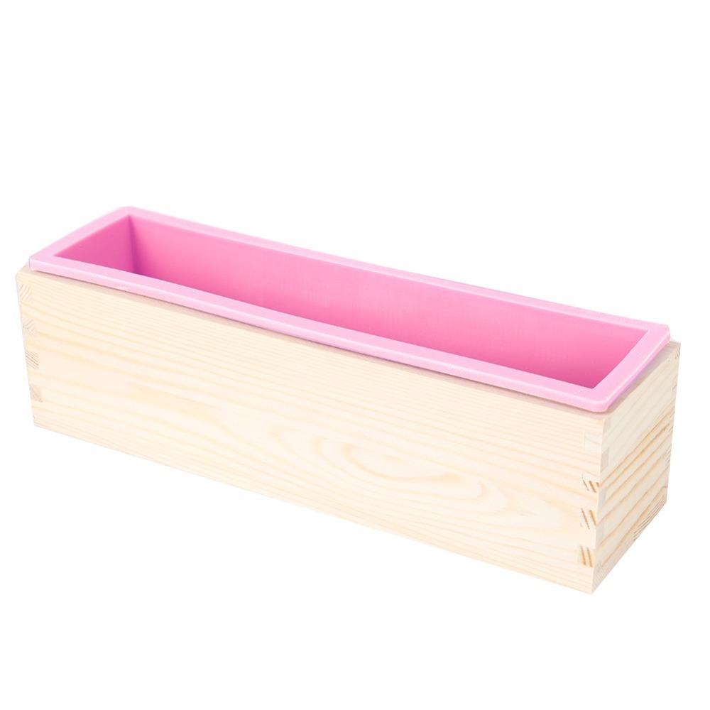 900ML Silicone Soap Mold Flexible Silicone Baking Cake Mold Flexible DIY Tool Making Craft Soap