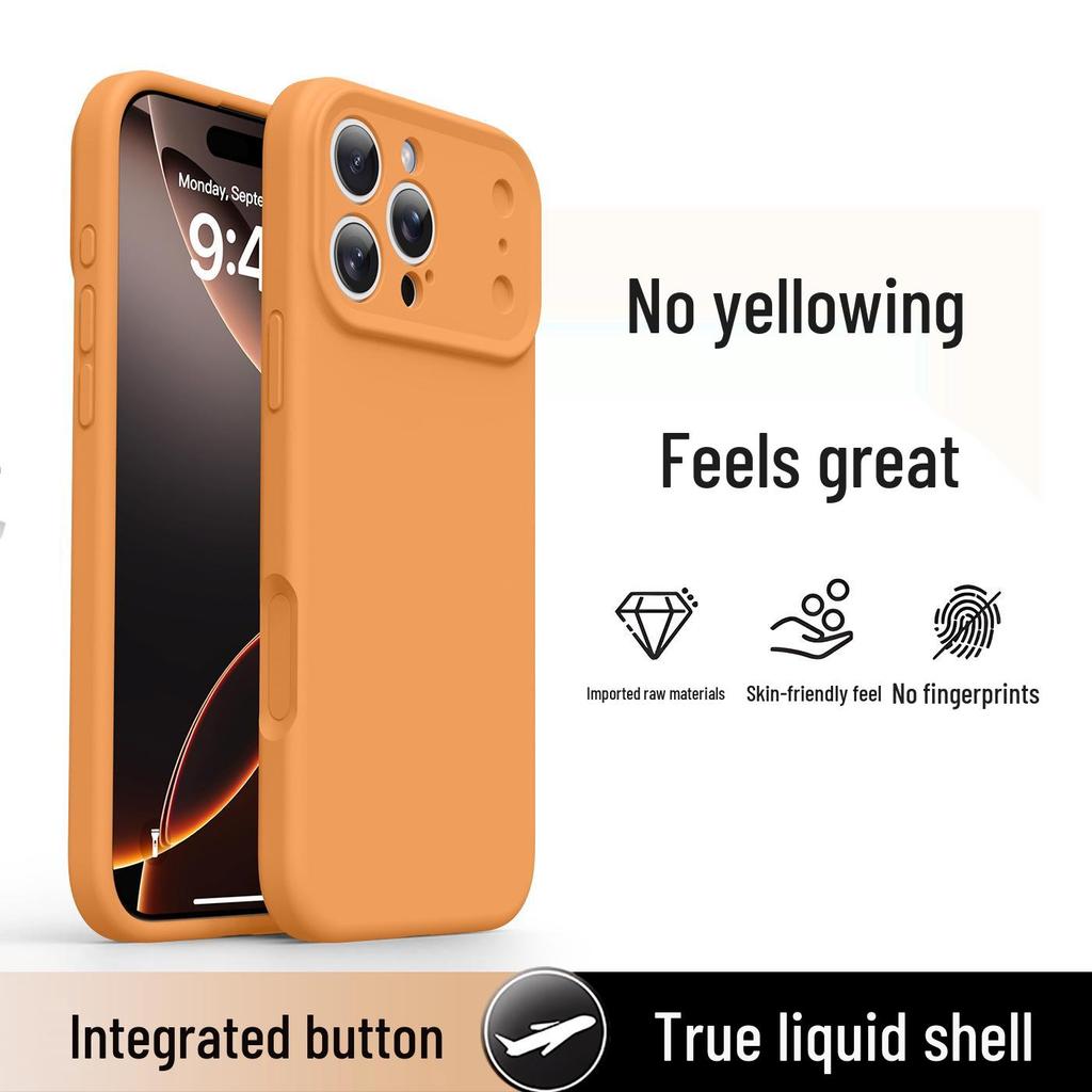 Ochranné pouzdro z tekutého silikonu s povrchem na dotek pro iPhone 16/15 Pro Max