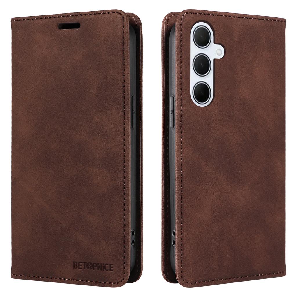 BETOPNICE 003 For Samsung Galaxy M35 5G Leather Case RFID Blocking Wallet Phone Cover