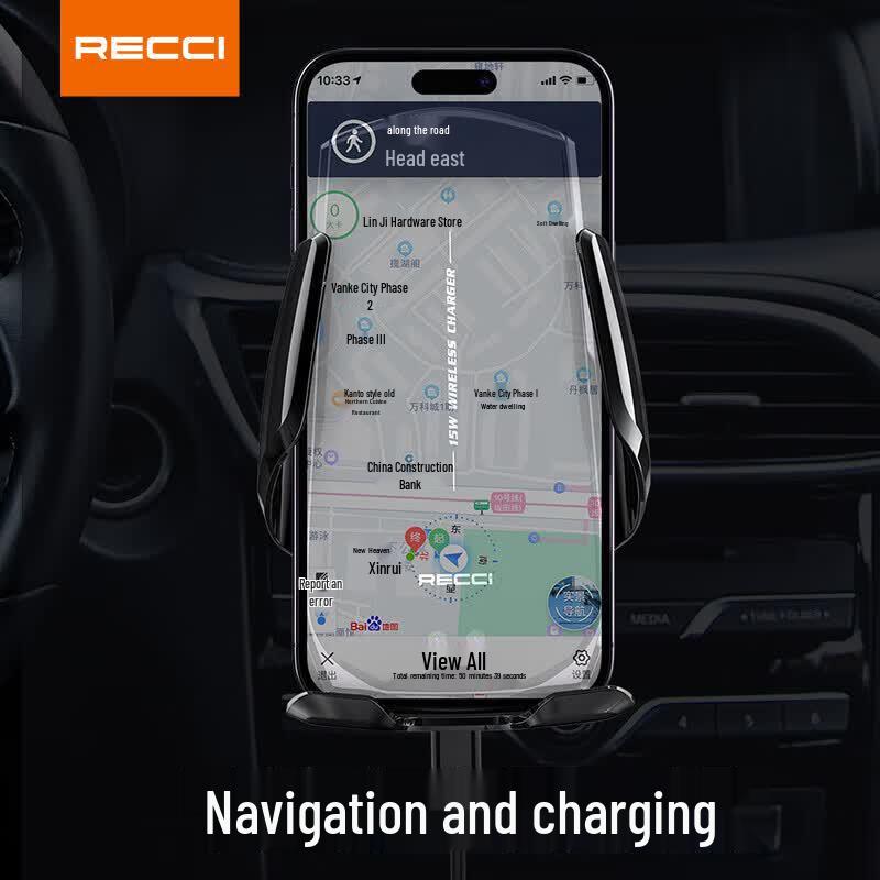 RHO-C27 Angel Wing Car Wireless Charger Mount