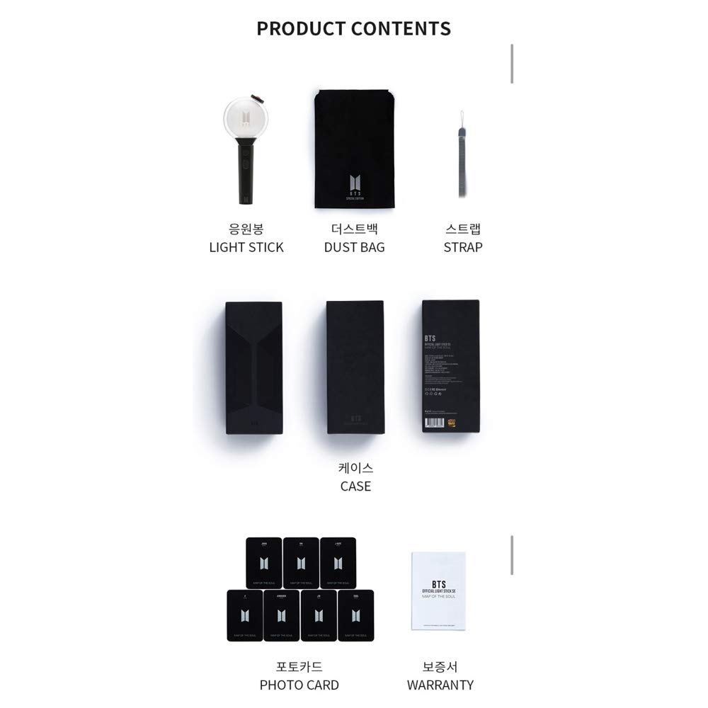 BTS Official Lightstick Ver.4 Official Light Stick MAP OF THE SOUL SPECIAL EDITION ARMY BOMB