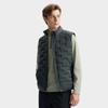 New FILA WHITE Down Vest Men's Dark Blanched Green F11M543901FDG