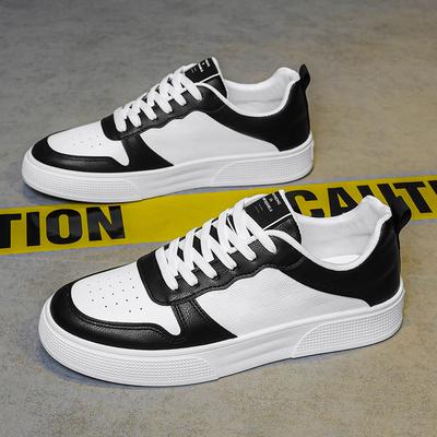 Men's Shoes Summer Breathable Leather Small White Shoes Trendy Versatile Sports Casual Shoes Men's Low Top Trendy Brand Shoes Men