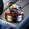 Solar Car Air Freshener Interstellar Double Ring Rotating Car Perfume Fragrance Aromatherapy Diffusing Car Interior Decor