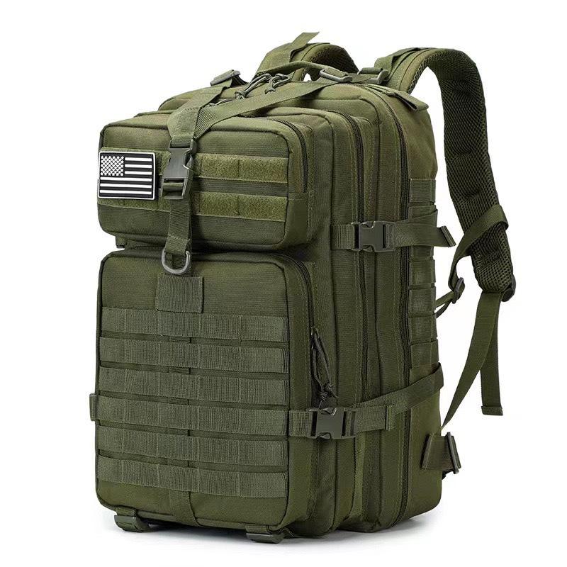 Outdoor Tactical Camouflage Waterproof Hiking Backpack, 45L
