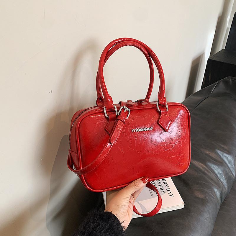 Vintage Fashion Hand Bag 2023 New Autumn Winter Small Square Bag High-end Sense Crossbody Shoulder Bag