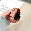 For Apple Watch Band 46mm 45mm 41mm 49mm 44mm 42mm 40mm Breathable Silicone bracelet correa Series11 10 9 8 SE 7 6 5 4 Ultra 3 2 Strap