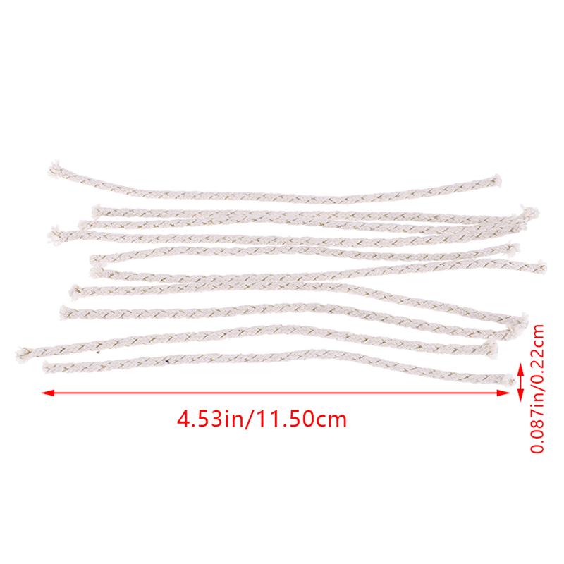 10Pcs Copper Wire Lighter Cotton Core Wick Kerosene Oil Lighter Accessories