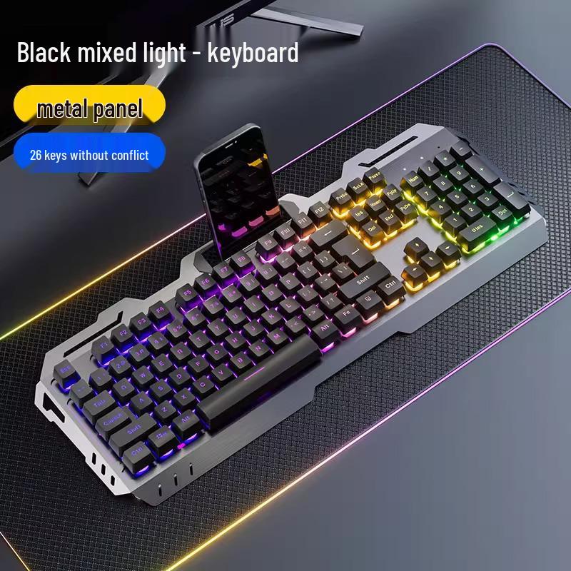 Maverick Mechanical Gaming Keyboard, Mouse, and Headset Set - Wired Esports Peripherals.