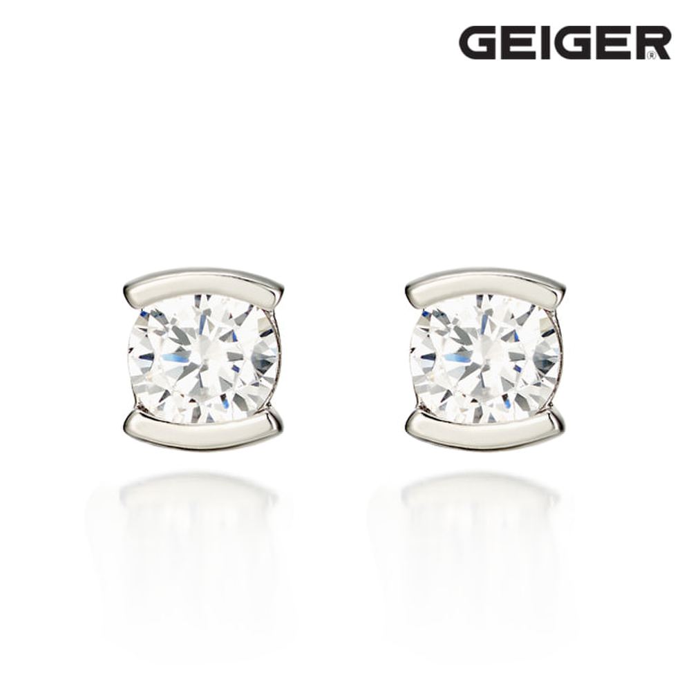 [Geiger] Daily Cubic Silver Earrings Gisvee047