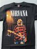 Nirvana Band T-Shirt Brand New Size L Kurt Cobain Grunge Rock Japan Import