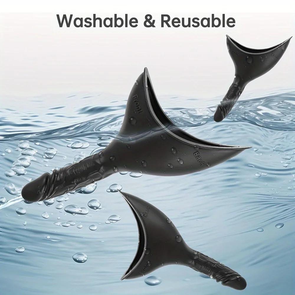 Female Urination Device Reusable Silicone Female Urinal Women Pee Funnel Women To Pee Standing Up for Travel and Outdoor