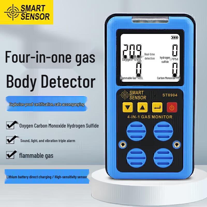 Sima 4-in-1 Multi-Gas Detector ST8904