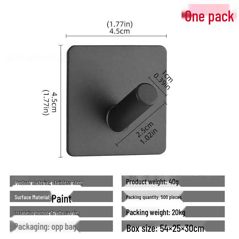 Traceless Stainless Steel Suction Cup Hook for Bathrooms & Kitchens