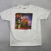VTG Hanes Edgar Winter Mission Earth Album Band Promo White Shirt Men's Large Unisex T-Shirt
