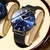 Watch Men's Quartz Student Dual Calendar Night Light Waterproof New Ultra-thin Model Watches for Men Quartz