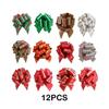 12pcs Christmas Gifts Multicolor Large Pull Bows For Easy Wrapping Christmas Pull Bows Decoration