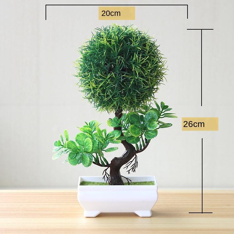 Artificial Plants DIY Simple Bonsai Small Tree Fake Plants Fake Flowers Potted Ornaments Bathroom Home Decor Hotel Garden Decor