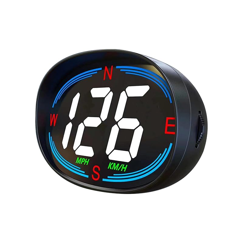 H2 GPS Speedometer Digital Speedometer GPS HUD Universal All Cars Head Up Display Vehicle Speed Compass MPH KMH Speed Gauge Plug And Play