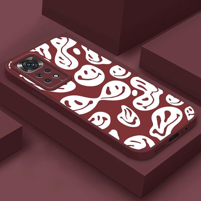 

Чехол со смайликом для Xiaomi Redmi Note 11 Global, чехол для Redmi note 11 10 8 9 pro max 11s 10s 9s, защитный силиконовый чехол Redmi Note11Pro Plus