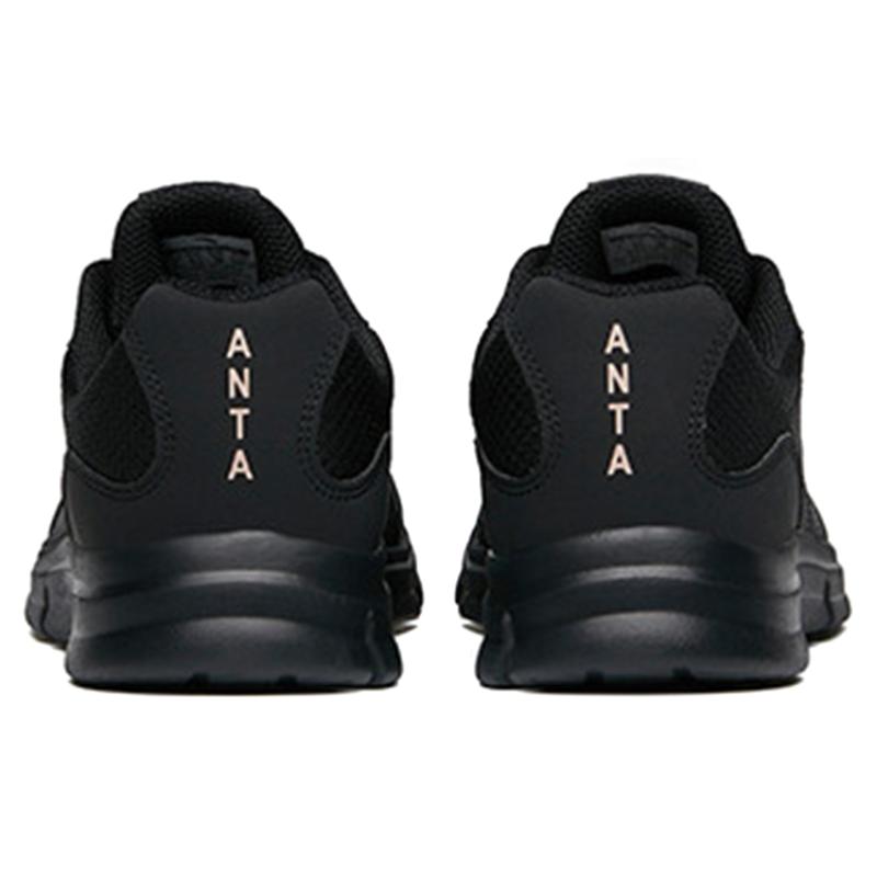 Anta Running Collection Anti-Slip Wear-Resistant Breathable Lightweight Low-Top Running Shoes Women's Black Sneakers 12535579S-15