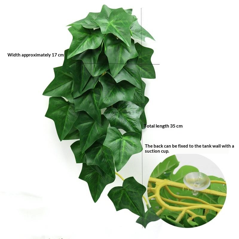 Simulation Fish Tank Landscaping Colorful Rattan Cane Reptile Pet Feeding Box Decoration Fish Tank Aquarium Landscape Decoration